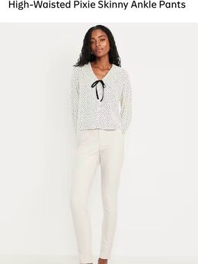 Old Navy Skinny Pixie High Waisted Ankle Pants